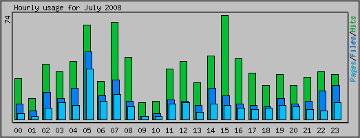 Hourly usage