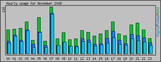 Hourly usage